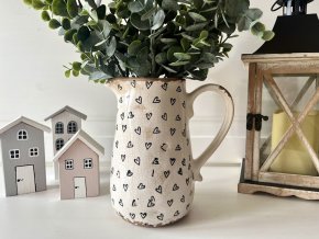 Keramický džbán se srdíčky Hearti