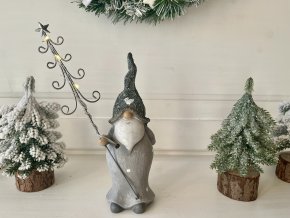 Dekorace Mikuláš s LED stromkem 1