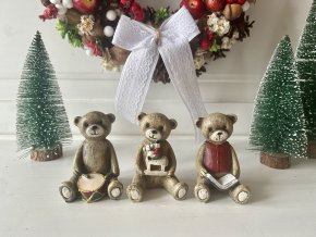 Dekorace menší retro medvídek