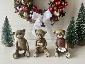 Dekorace menší retro medvídek 3