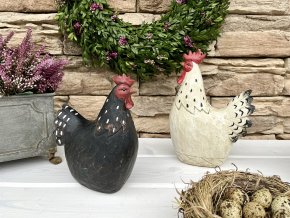 Drevena slepice a kohout