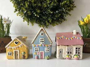 Jarní keramický domeček - 3 varianty