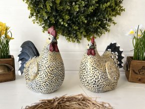 Dekorace slepička a kohoutek