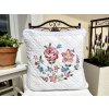 Prosivany polstar Columbine white s vysivkou I