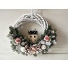 Zimní věnec s domečkem 2