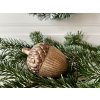 Mocca keramická dekorace žalud Acorn antique