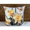 Jarní povlak na polštář narcisy 45 x 45 cm - 4 varianty