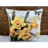 Jarní povlak na polštář narcisy 45 x 45 cm - 4 varianty