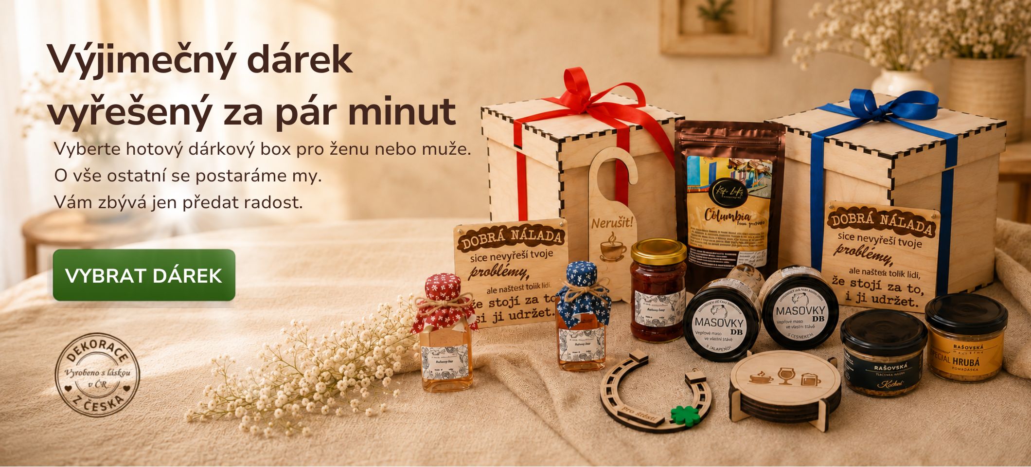 Dárkový box pro muže a ženy