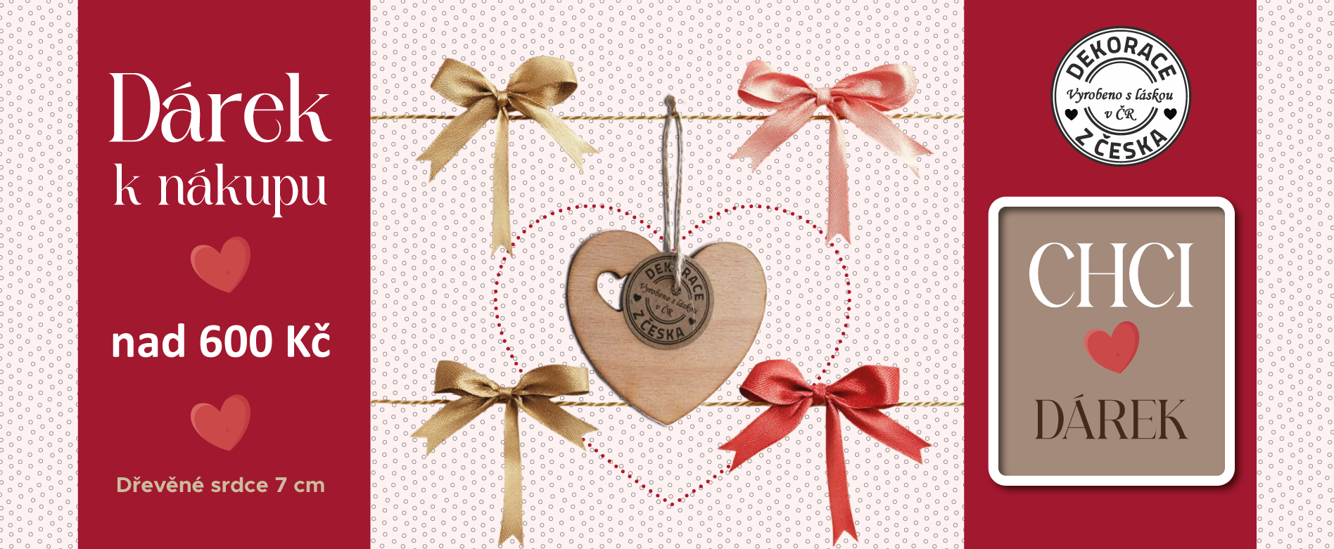 Dárek zdarma k nákupu nad 600 Kč