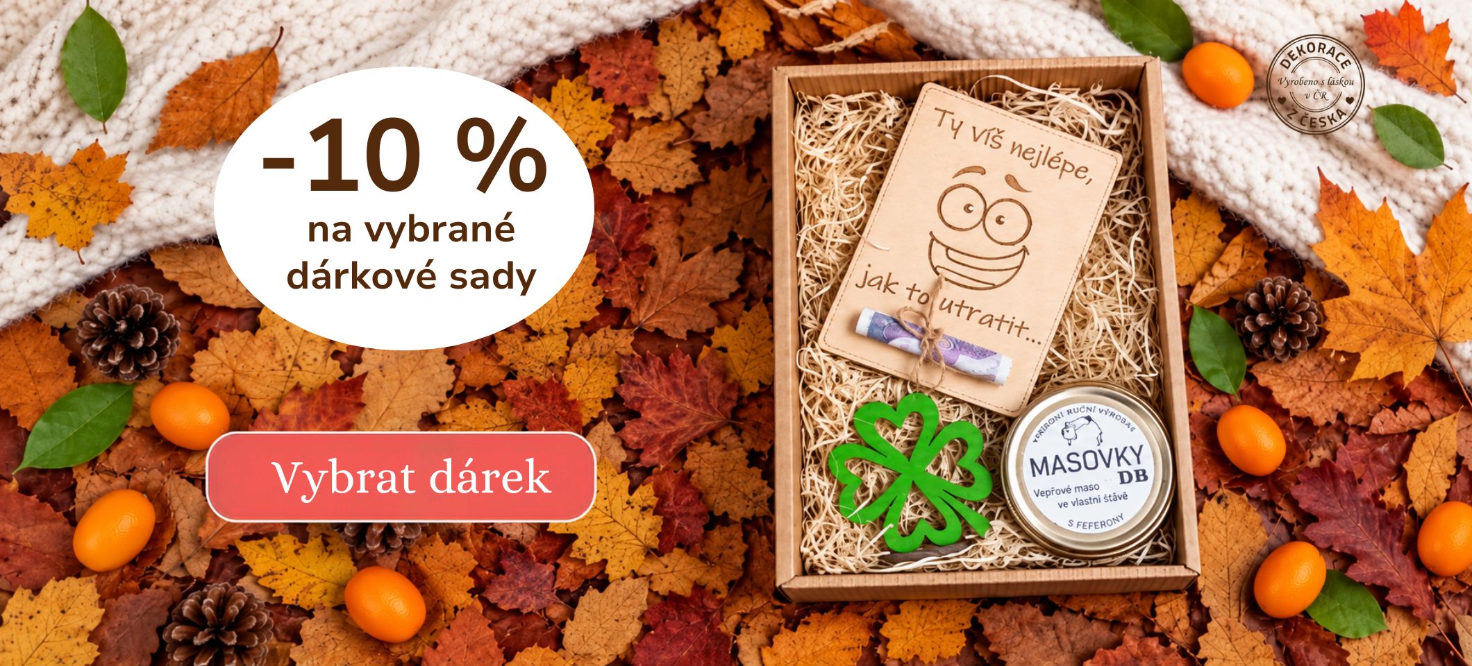Podzimní 10% sleva na dárkové sady