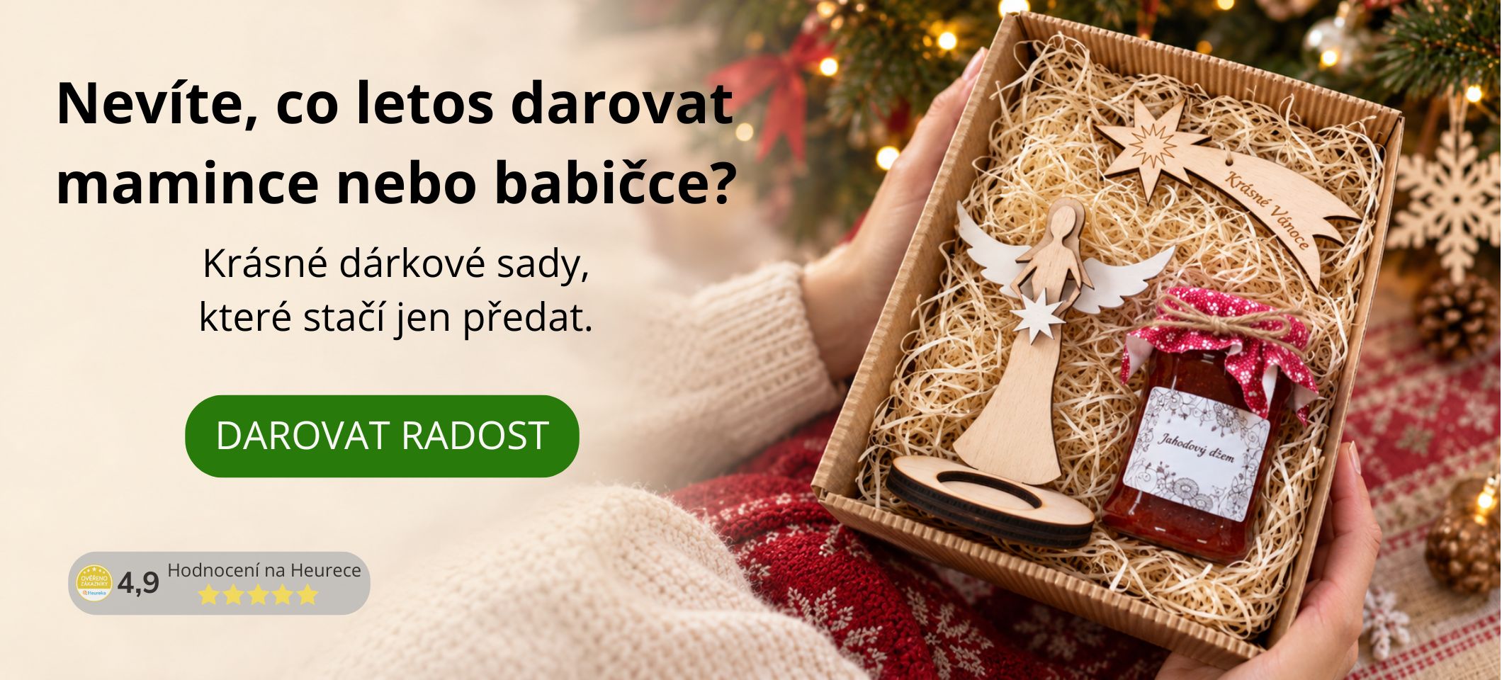 Vánoční dárkové sady pro maminku a babičku
