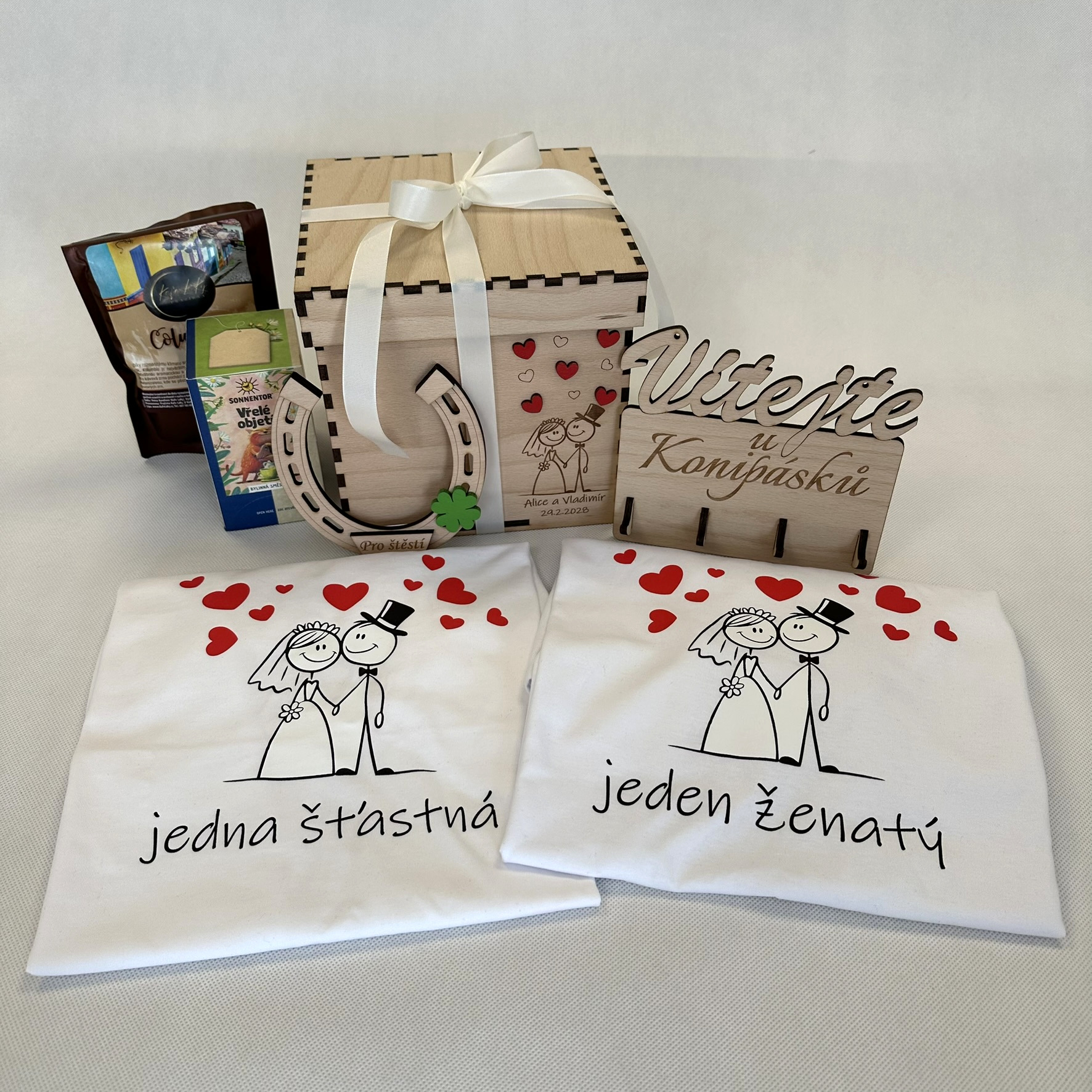 Svatební dárkový box pro novomanžele