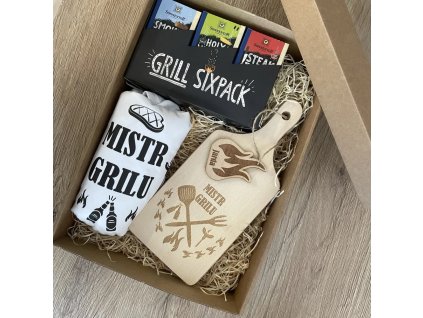 originální dárek pro muže - grilovací sada