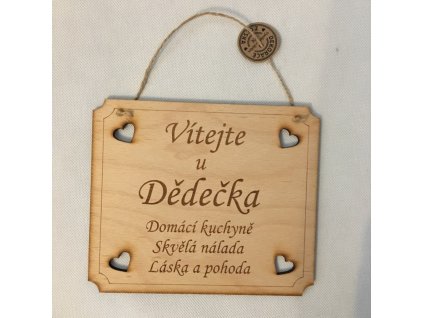 Cedulka U dědečka