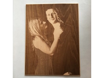 Dřevěná fotografie A3