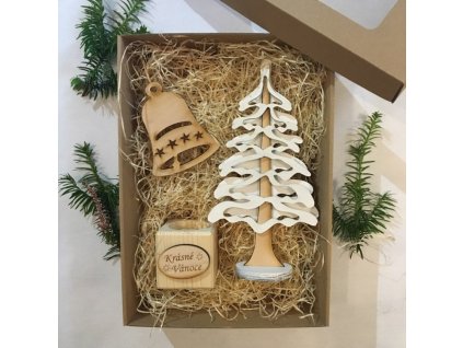 Dárková vánoční sada stromek