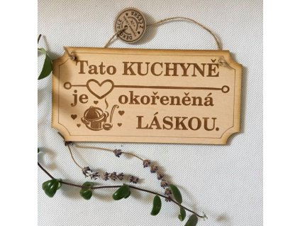 Cedulka KUCHYNĚ