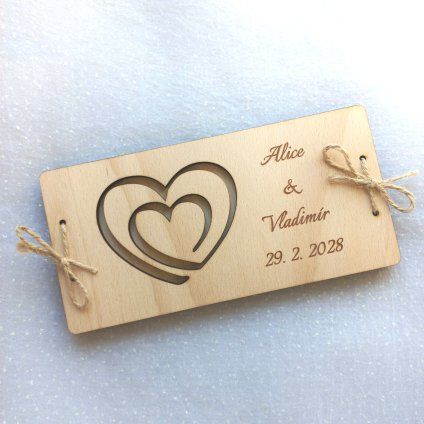 svatební přání na peníze srdce linka