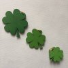 Čtyřlístek zelený, 3 velikosti  Dřevěný čtyřlístek