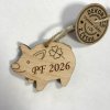 Prasátko PF 2026  Dřevěné prasátko