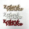 Nápis Krásné Vánoce, 12 cm