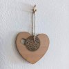 Dřevěné srdce 7 cm