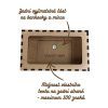 Dřevěná pokladnička s vlastním jménem