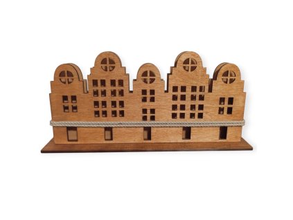 Domečky vesnička 28cm