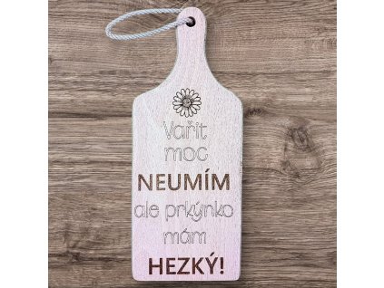 Dekorační prkénko 22cm "Neumím vařit"