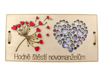 Dárková karta na peníze ke svatbě ♥️
