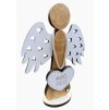 Dřevěný anděl 24cm♥️