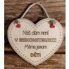 Dekorační závěsné srdce 15cm♥️