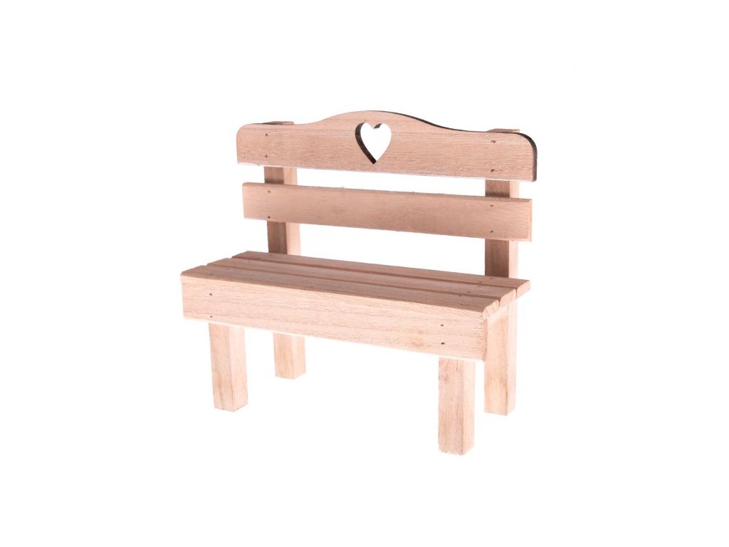 Drevená lavička - 20 cm