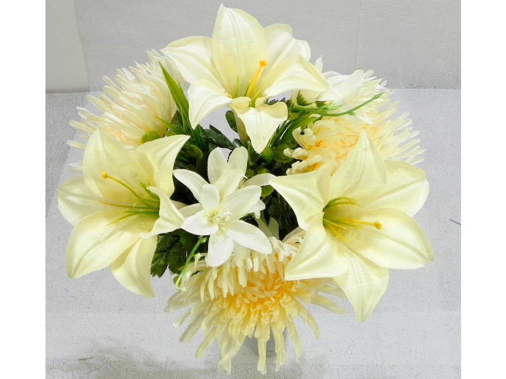 KYTICA chryzantémy + ľalie 45 cm