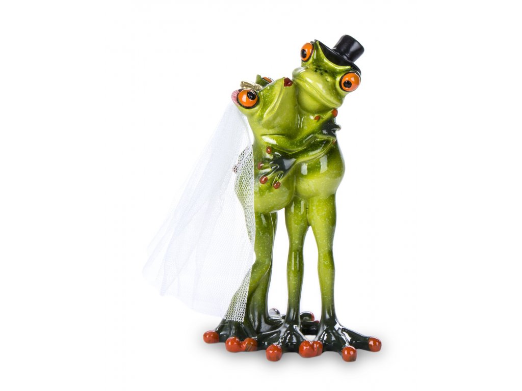 Žabky svadobníci 17 cm