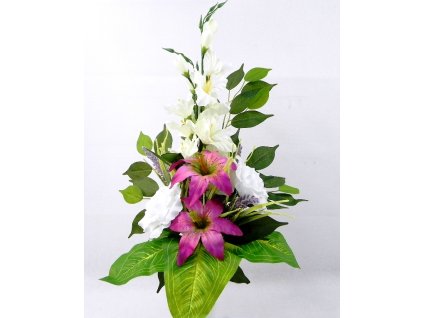 Kytička do bočnej cintorínskej vázy 55 cm