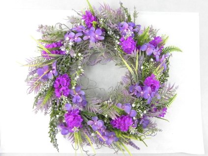 VENIEC na dvere hortenzia orgovan 45 cm