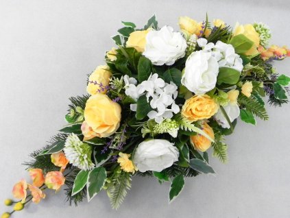 Aranžmán spomienkový zaťažený 90 cm