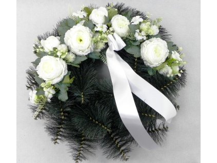 Veniec smútočný 50 cm