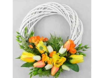 Jarný veniec 40 cm