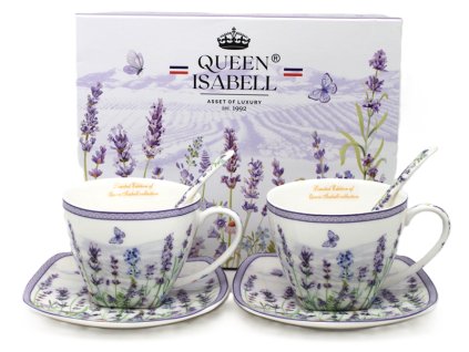 SÚPRAVA porcelánová levanduľa