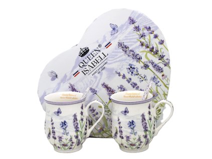 SÚPRAVA porcelánová levanduľa