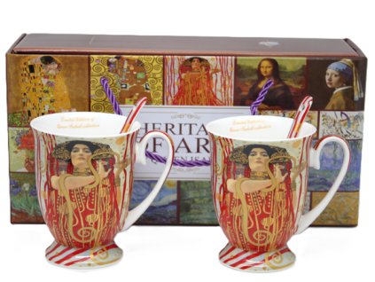 Súprava porcelánová G. Klimt 300 ml