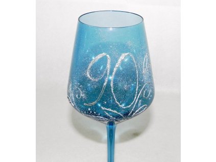 Pohár výročný 90 modrý