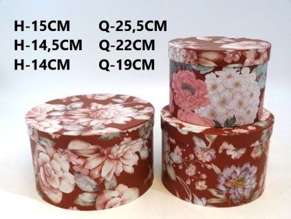 FLOWERBOXY 3 ks - 15 cm