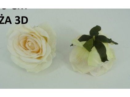 RUŽA hlava 3D 9 cm