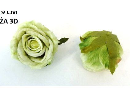 RUŽA hlava 3D 9 cm