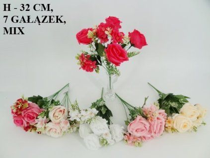 Kytička ruže 32 cm