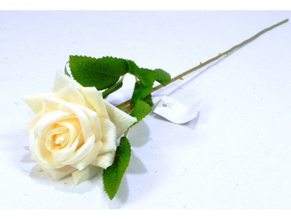 RUŽA textilná krém ks 50 cm